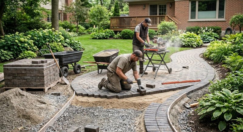 Brick Landscaping Service in West Hartford, CT
