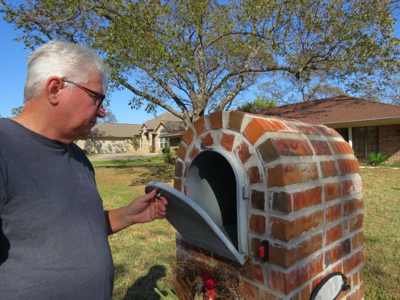 New Brick Mailbox Installation