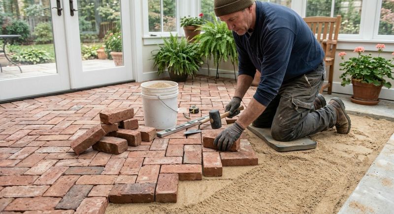 Brick Paving Installation in Worcester, MA