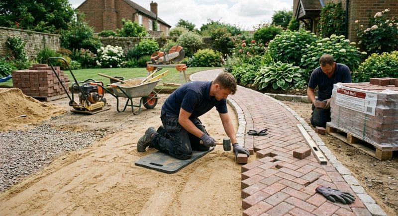 Brick Paving Installation in West Hartford, CT