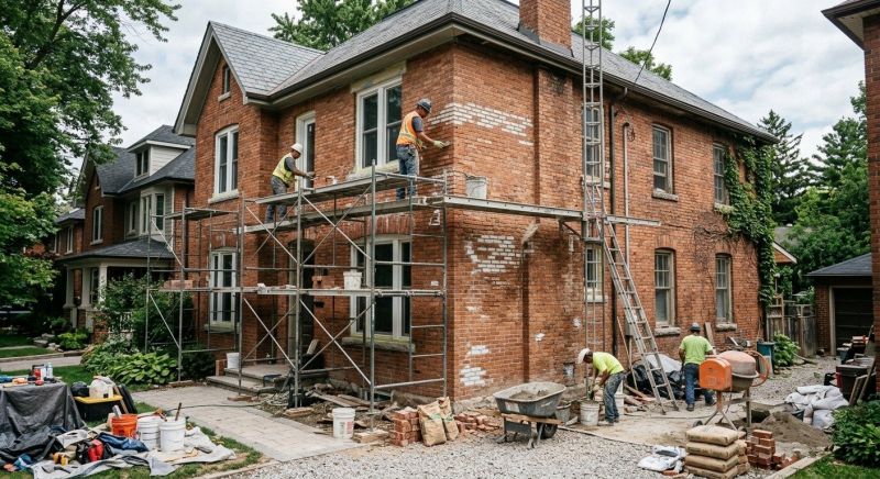 Brick Renovation in West Hartford, CT