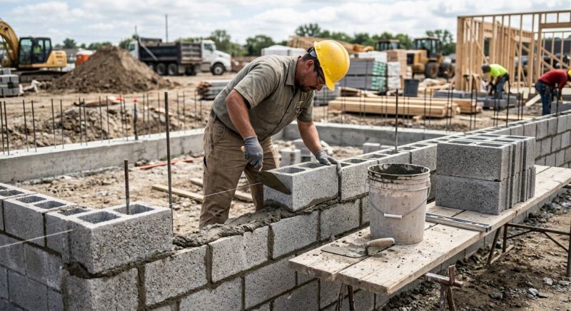 Concrete Blocks Installation in West Hartford, CT