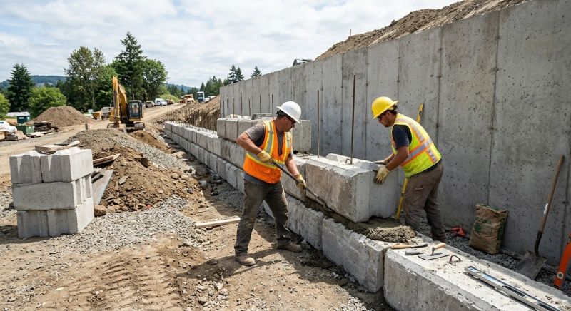 Concrete Blocks Installation in West Hartford, CT
