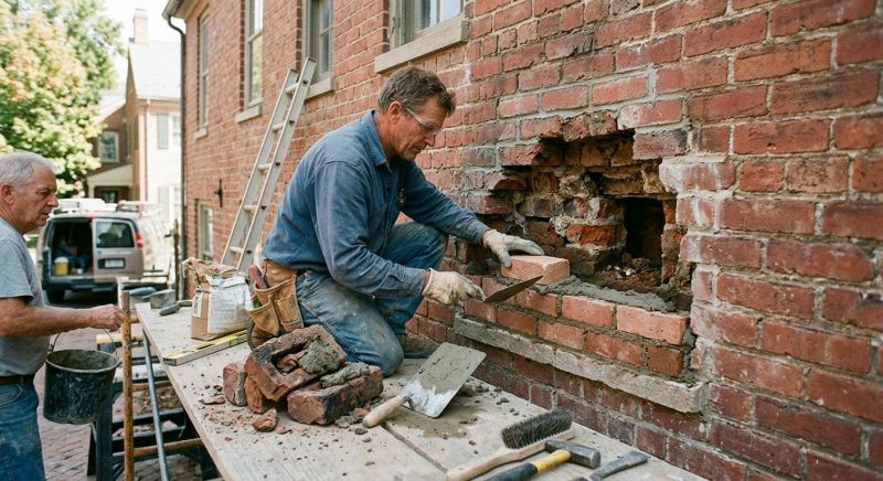 Deck Masonry Installation in Worcester, MA