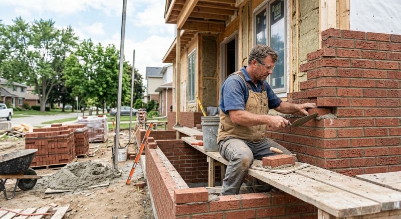 Deck Masonry Installation in Worcester, MA